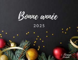 message d'amour bonne année 2025