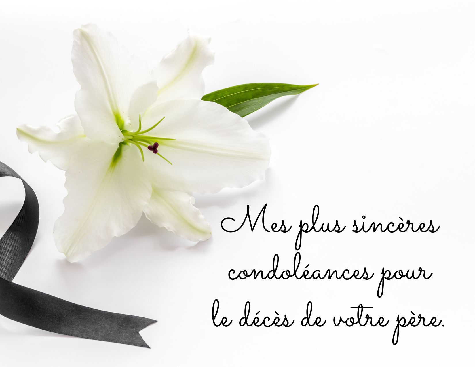 Messages De Condol ances Pour Le D c s Du P re De Quelqu un Message D 