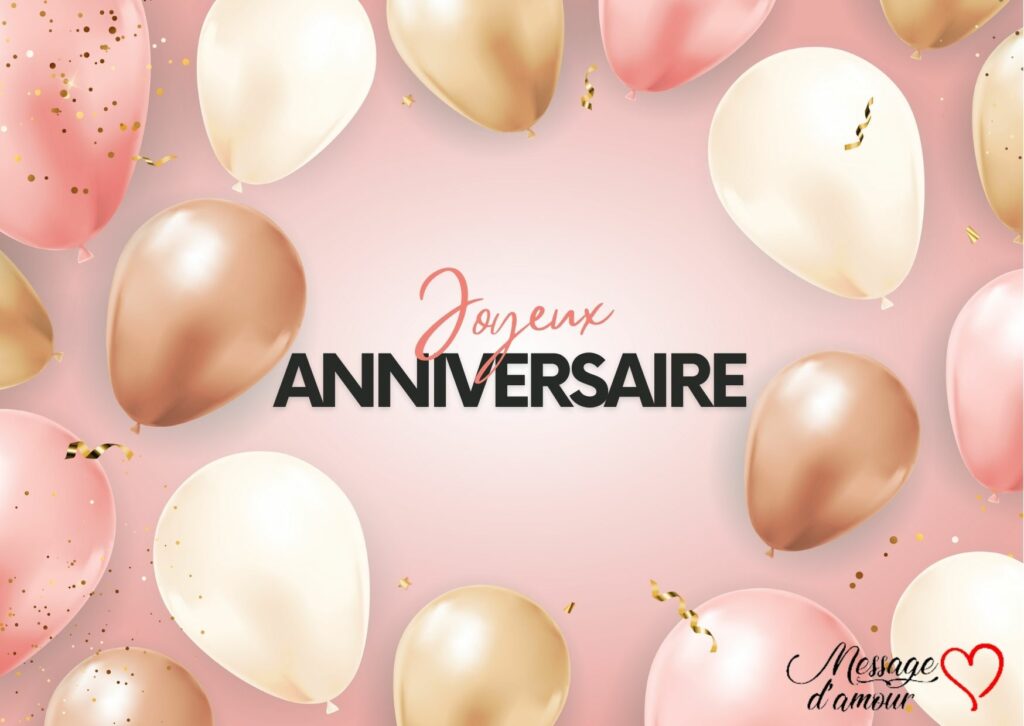 Souhaiter joyeux anniversaire à une amie - Message d'amour