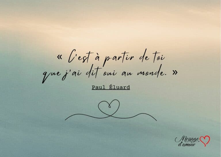Message d’amour romantique pour elle