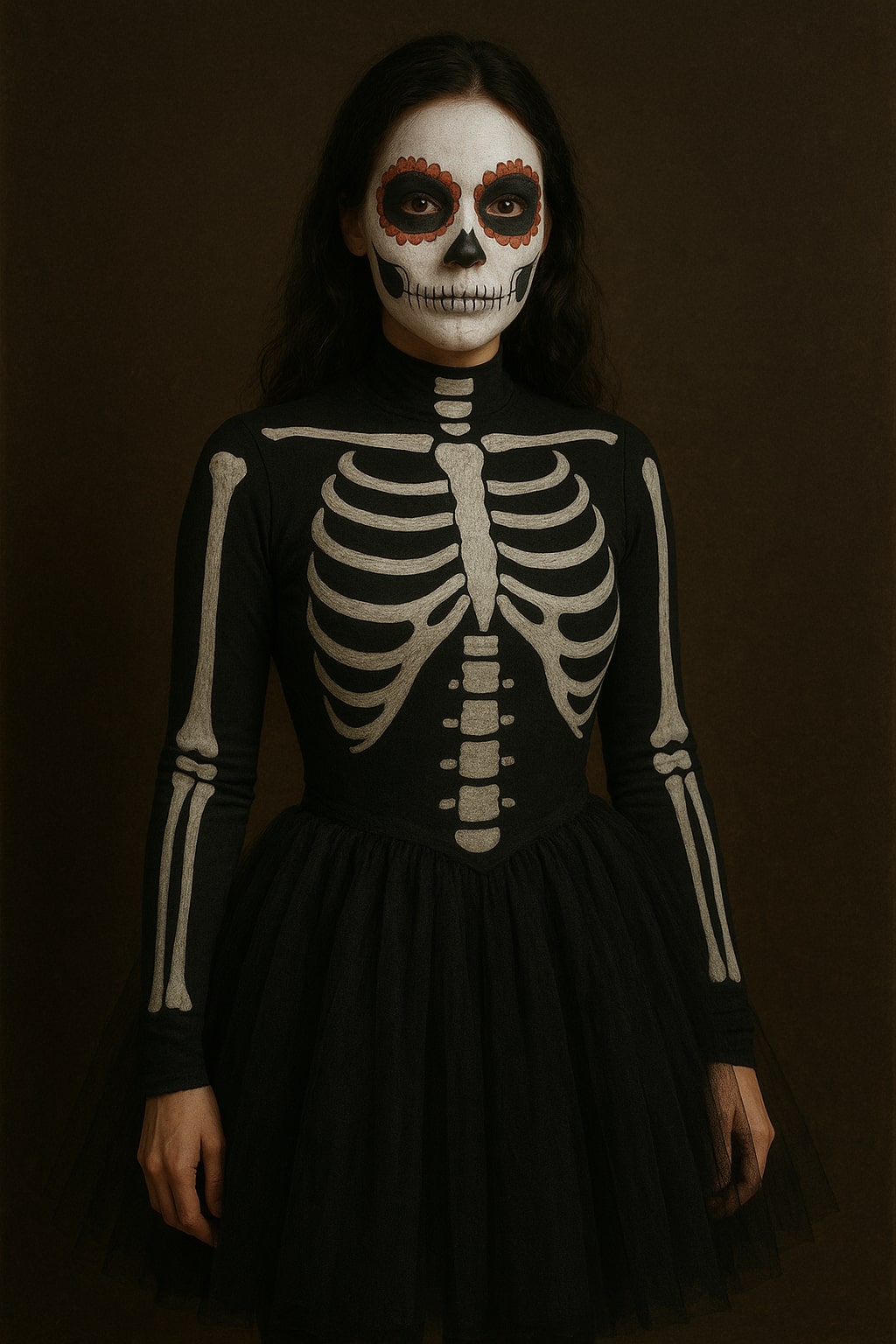 Costume Halloween Femme : 50+ Idées Effrayantes, Sexy et Originales 4 skull girl squelette